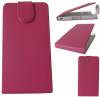 Sony Xperia Z Leather Flip Case - Magenta